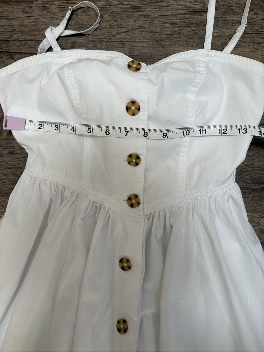 Free People White Button-Front Sundress - Picture 7 of 10